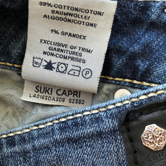 Silver Jeans Blue Suki Capri Jeans Size 28 - Picture 14 of 14